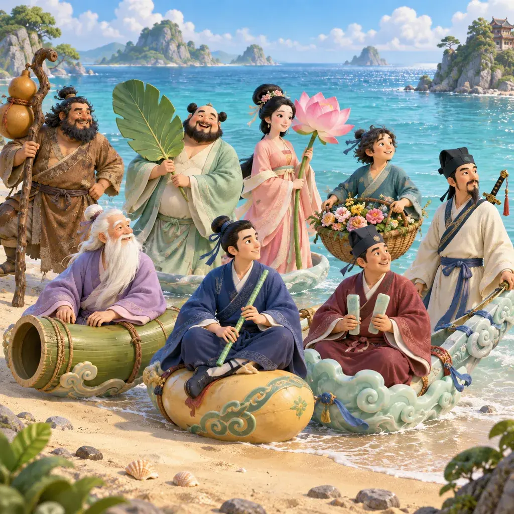 八仙过海,各显神通封面