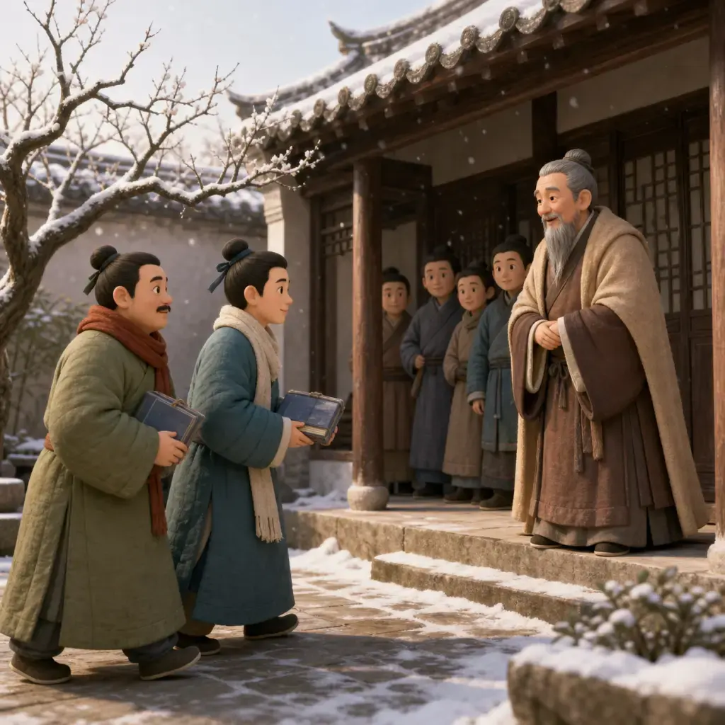 程门立雪封面