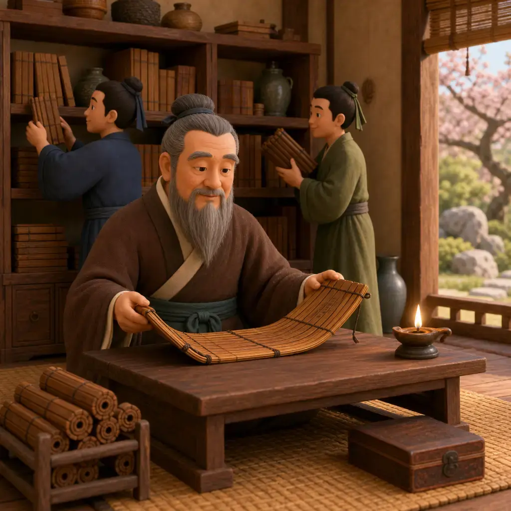 韦编三绝封面