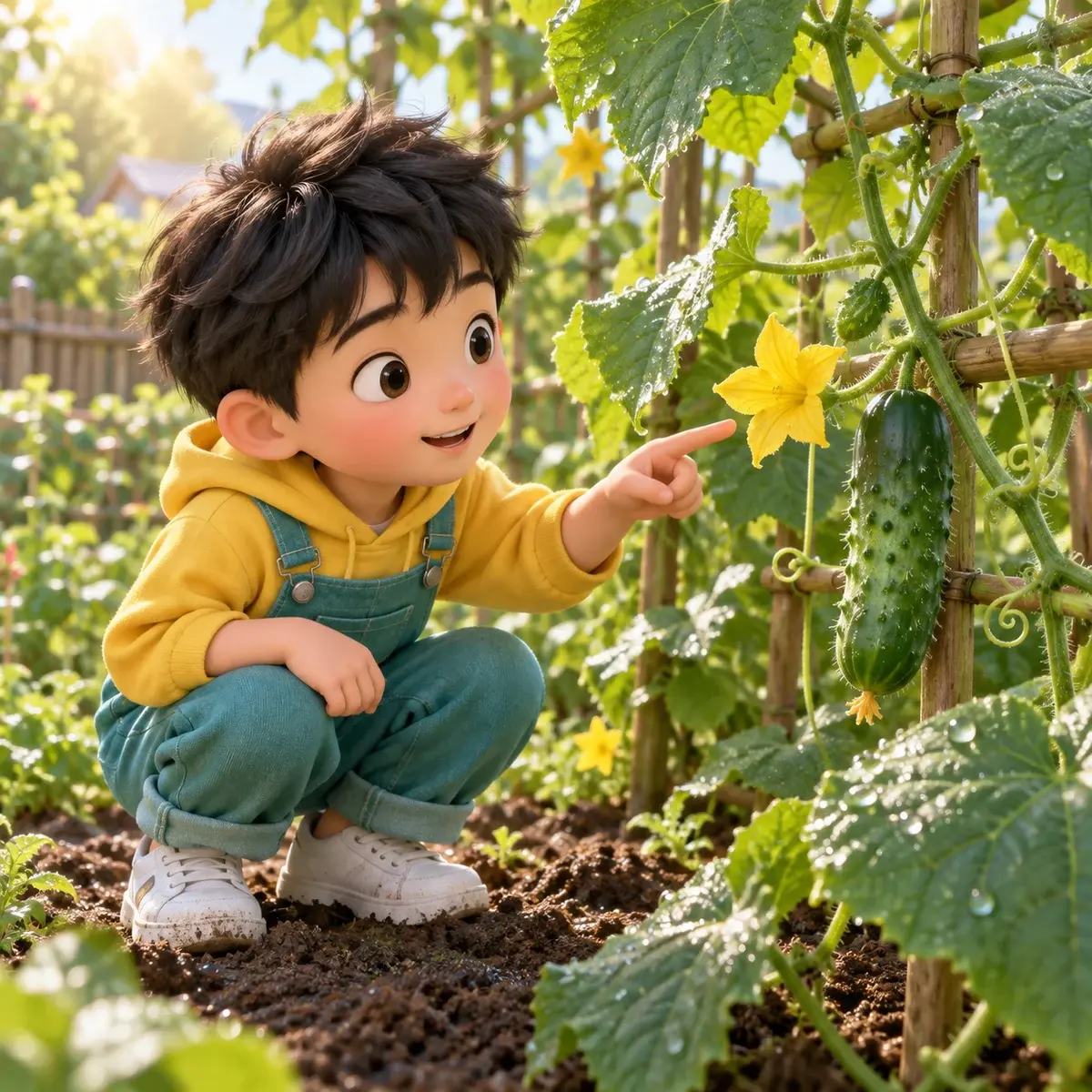 菜园里的花为什么会变成瓜封面