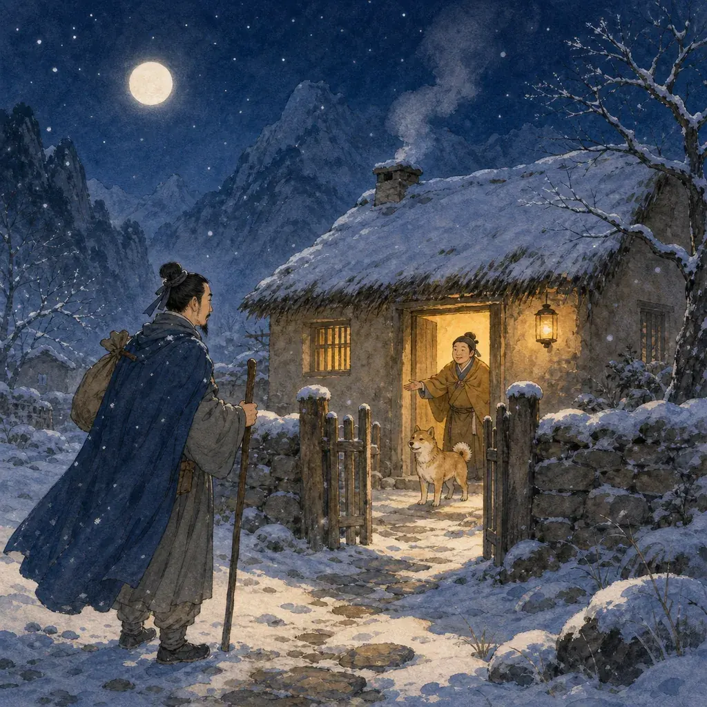 逢雪宿芙蓉山主人封面